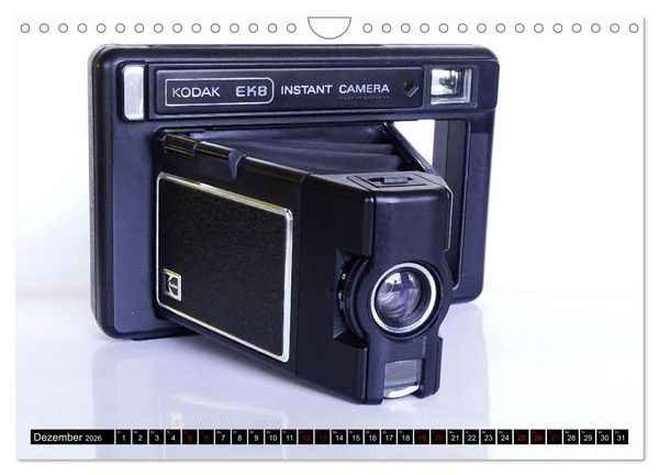 Produktbild: Alte Fotoapparate - Kameras von Kodak der Jahre 1905 bis 1977 (Wandkalender 2026 DIN A4 quer), CALVENDO Monatskalender