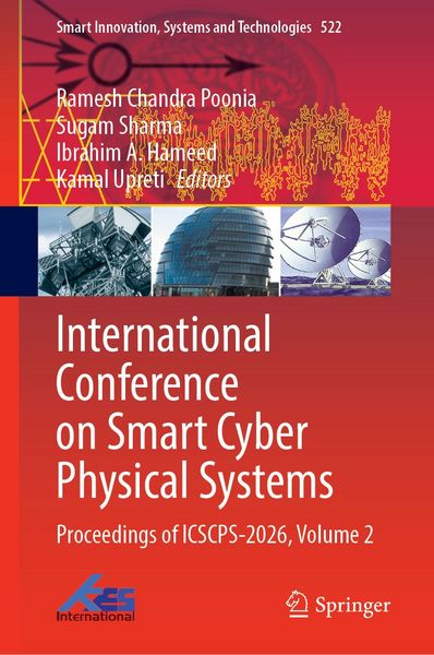 Produktbild: International Conference on Smart Cyber Physical Systems