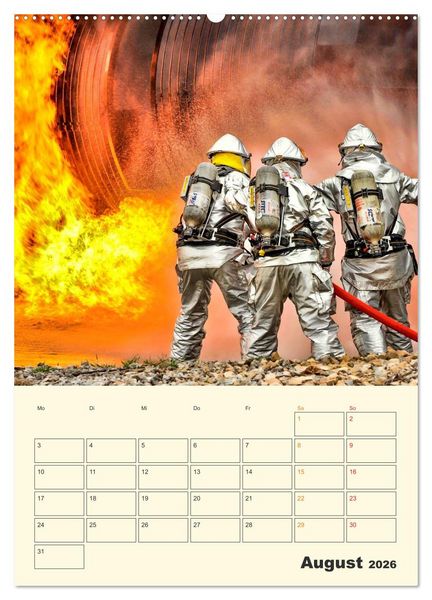 Produktbild: Feuerwehr - selbstloser Dienst weltweit (hochwertiger Premium Wandkalender 2026 DIN A2 hoch), Kunstdruck in Hochglanz