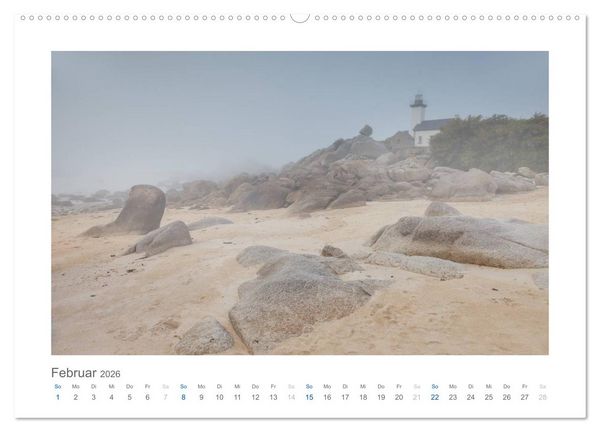 Produktbild: Bretagne - Zauber der C&ocirc;te de Granit Rose (Wandkalender 2026 DIN A2 quer), CALVENDO Monatskalender