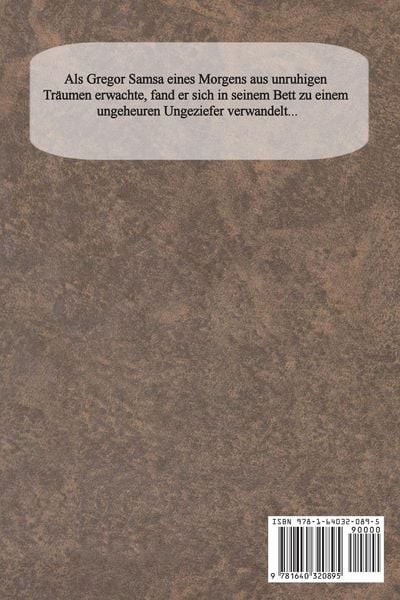 Produktbild: Die Verwandlung