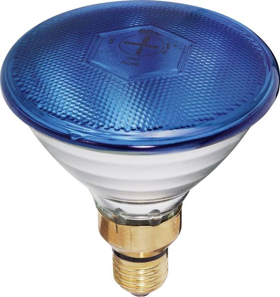 Eurolite Par-38 FL blau Halogen Lichteffekt Leuchtmittel 230V E27 80W Blau dimmbar