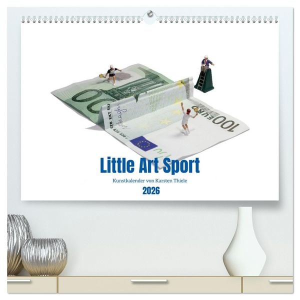 Produktbild: Little Art Sport Kunstkalender (hochwertiger Premium Wandkalender 2026 DIN A2 quer), Kunstdruck in Hochglanz