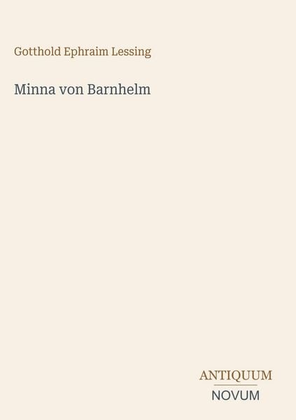 Produktbild: Minna von Barnhelm