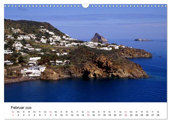 Produktbild: Die Liparischen Inseln (Wandkalender 2026 DIN A3 quer), CALVENDO Monatskalender