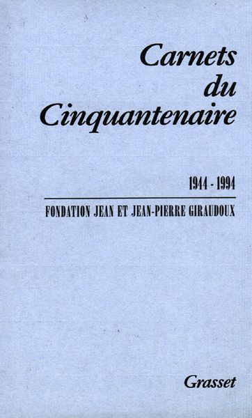 Produktbild: Carnets du cinquantenaire 1944-1994