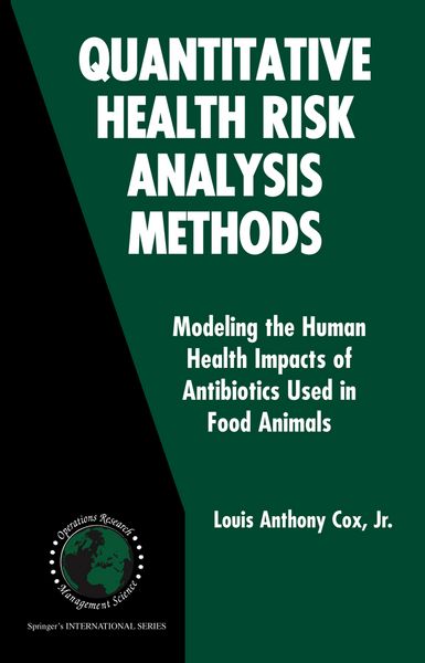 Produktbild: Quantitative Health Risk Analysis Methods