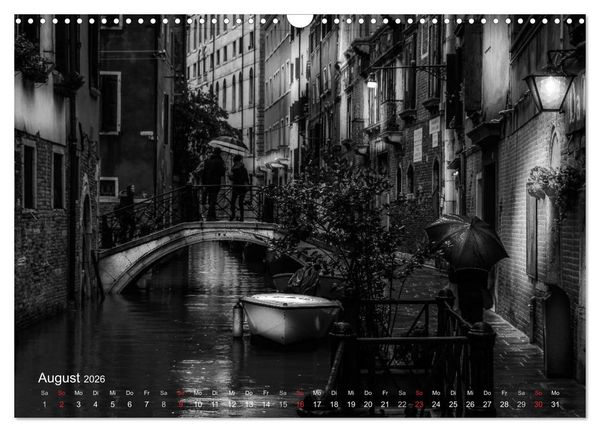 Produktbild: Venedig - Licht und Schatten (Wandkalender 2026 DIN A3 quer), CALVENDO Monatskalender