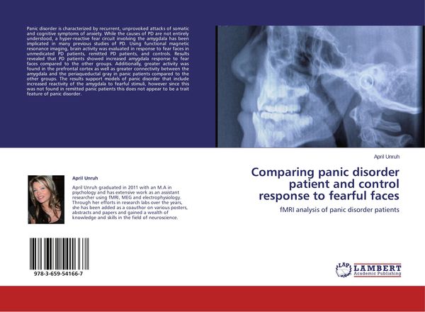 Produktbild: Comparing panic disorder patient and control response to fearful faces