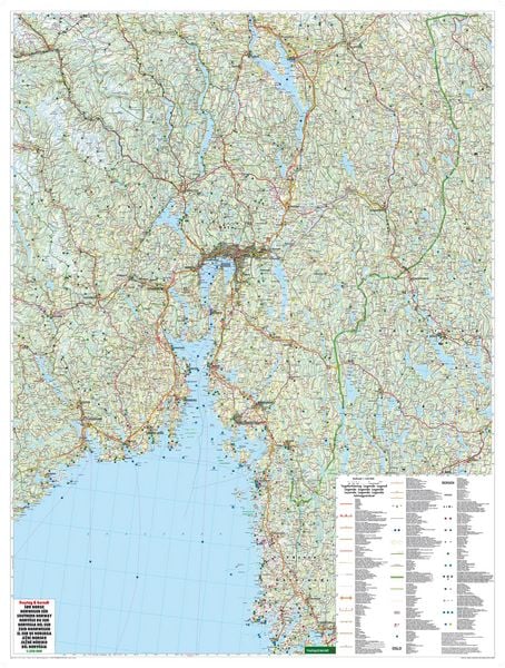 Produktbild: freytag & berndt Stra&szlig;enkarte Norwegen S&uuml;d 1:250.000