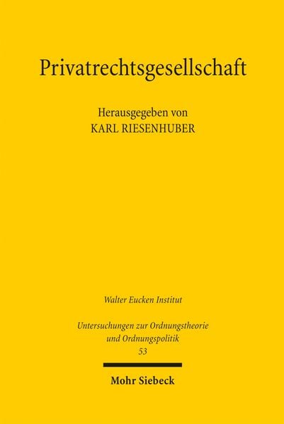 Produktbild: Privatrechtsgesellschaft