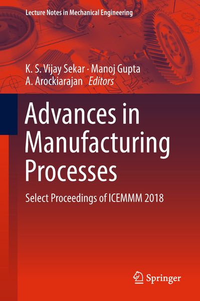 Produktbild: Advances in Manufacturing Processes