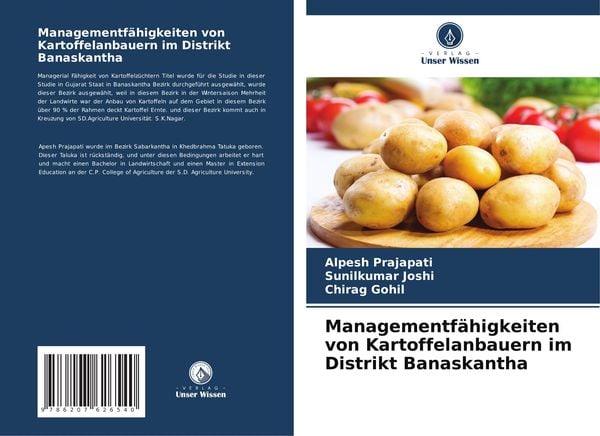 Produktbild: Managementf&auml;higkeiten von Kartoffelanbauern im Distrikt Banaskantha