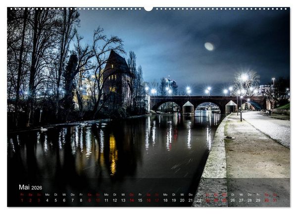 Produktbild: Frankfurt city view (hochwertiger Premium Wandkalender 2026 DIN A2 quer), Kunstdruck in Hochglanz