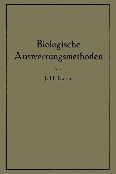 Produktbild: Biologische Auswertungsmethoden