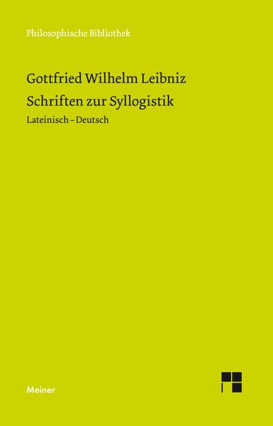 Produktbild: Schriften zur Syllogistik