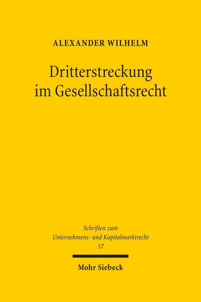 Produktbild: Dritterstreckung im Gesellschaftsrecht