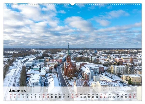 Produktbild: Bernau bei Berlin. Ein Jahr in Bildern (hochwertiger Premium Wandkalender 2027 DIN A2 quer), Kunstdruck in Hochglanz