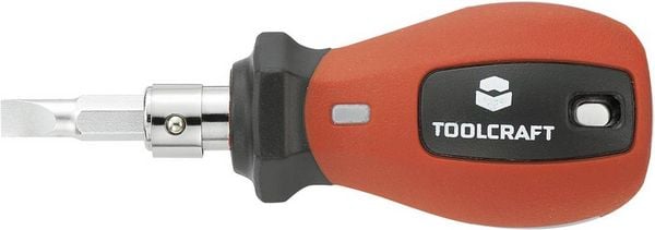 Produktbild: TOOLCRAFT Werkstatt 8 in 1 Schraubendreher mit Wendebit