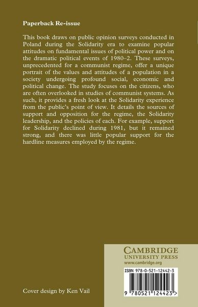 Produktbild: Public Opinion and Political Change in Poland, 1980 1982