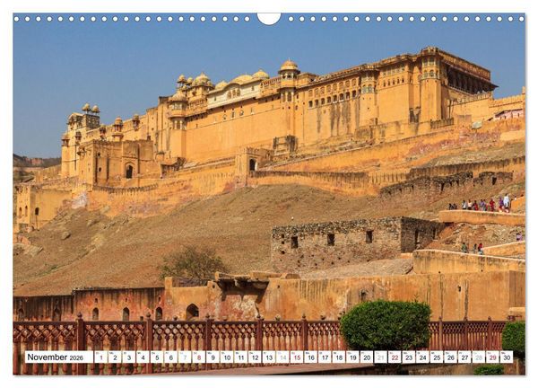 Produktbild: Faszination Indien (Wandkalender 2026 DIN A3 quer), CALVENDO Monatskalender