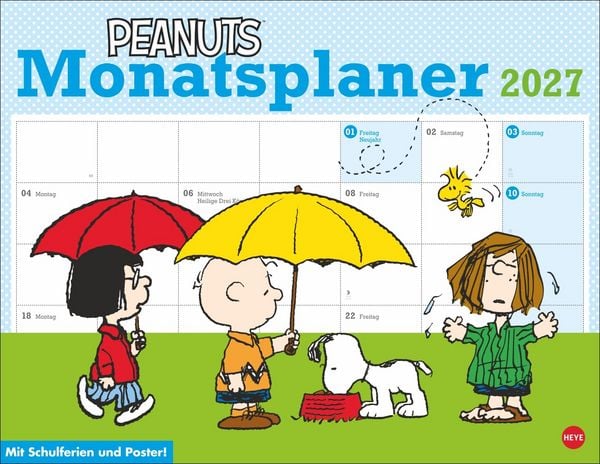 Produktbild: Peanuts Monatsplaner 2027