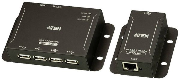 Produktbild: ATEN UCE3250 Local and Remote Units - USB-Erweiterung - 4 Anschl&uuml;sse - bis zu 50