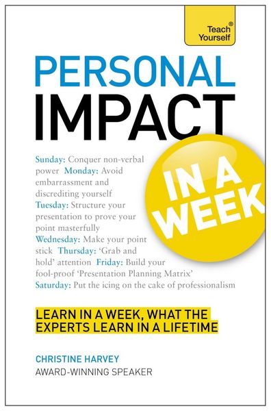 Produktbild: Personal Impact at Work in a Week: Teach Yourself Ebook Epub