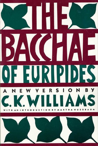 Produktbild: The Bacchae of Euripides