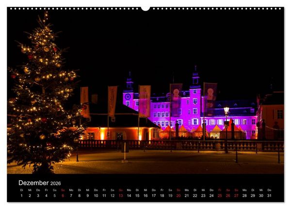 Produktbild: Schwetzingen - Ein Spaziergang durch die Perle der Kurpfalz (hochwertiger Premium Wandkalender 2026 DIN A2 quer), Kunstdruck in Hochglanz