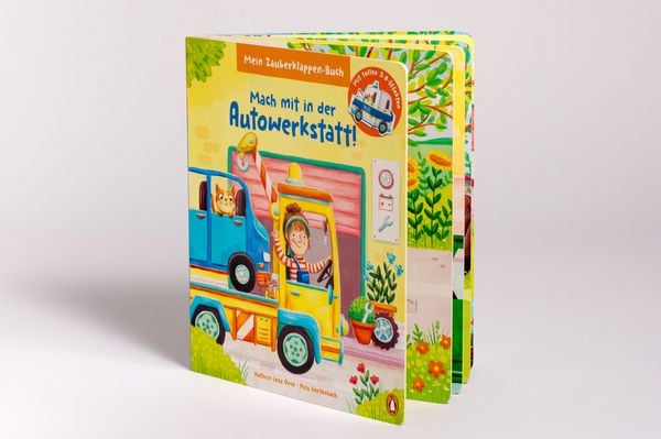 Produktbild: Mein Zauberklappen-Buch - Mach mit in der Autowerkstatt!