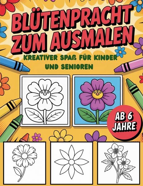Produktbild: Bl&uuml;tenpracht zum Ausmalen