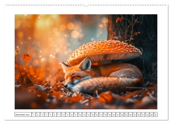 Produktbild: Zauberhafte Waldmomente (hochwertiger Premium Wandkalender 2026 DIN A2 quer), Kunstdruck in Hochglanz