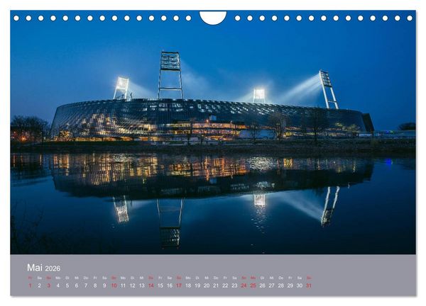 Produktbild: Nachts in Bremen (Wandkalender 2026 DIN A4 quer), CALVENDO Monatskalender