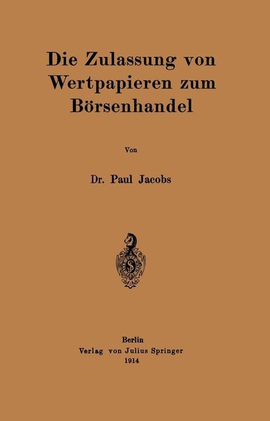 Produktbild: Die Zulassung von Wertpapieren zum B&ouml;rsenhandel