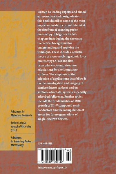 Produktbild: Advances in Scanning Probe Microscopy