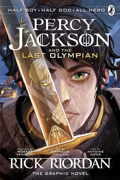 The Last Olympian: The Graphic Novel (Percy Jackson Book 5), Taschenbuch von Rick Riordan, Penguin Books Ltd, 978-0-241-34290-9
