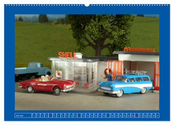 Produktbild: Die Welt der kleinen Autos (Wandkalender 2026 DIN A2 quer), CALVENDO Monatskalender