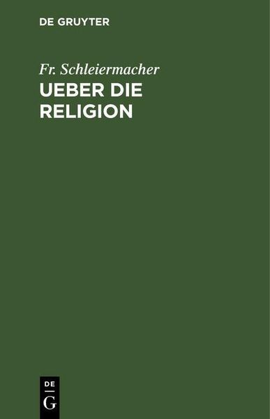 Produktbild: Ueber die Religion