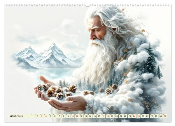 Produktbild: W&auml;chter der Natur (hochwertiger Premium Wandkalender 2026 DIN A2 quer), Kunstdruck in Hochglanz