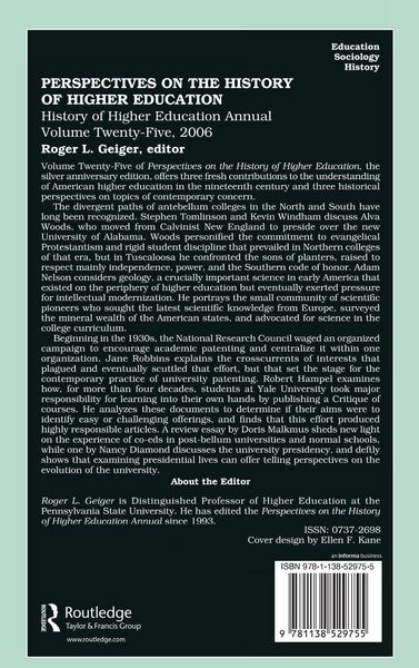 Produktbild: Perspectives on the History of Higher Education