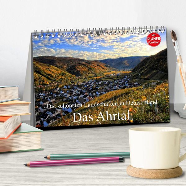 Produktbild: Die sch&ouml;nsten Landschaften in Deutschland - Das Ahrtal (Tischkalender 2026 DIN A5 quer), CALVENDO Monatskalender