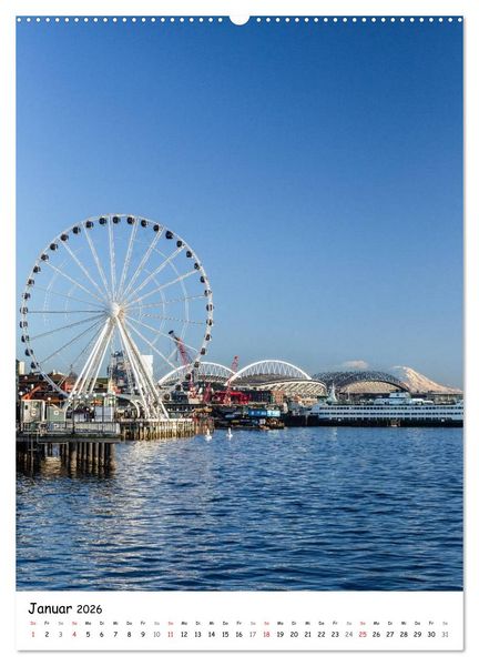 Produktbild: Seattle - Moderne Stadt des Nordwestens (hochwertiger Premium Wandkalender 2026 DIN A2 hoch), Kunstdruck in Hochglanz