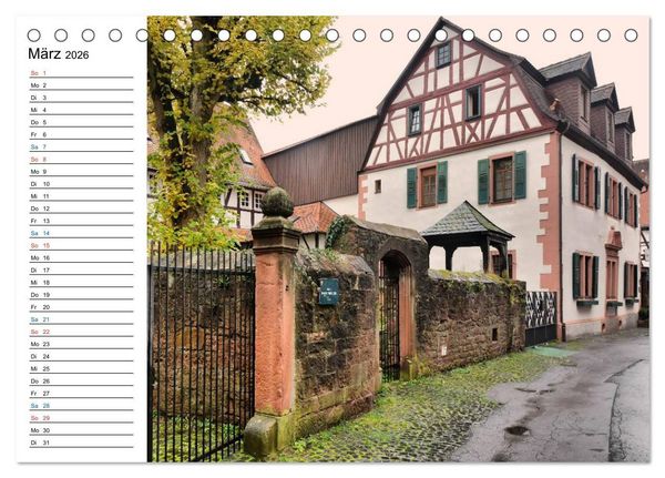Produktbild: Herrliches Hessen - B&uuml;dingen (Tischkalender 2026 DIN A5 quer), CALVENDO Monatskalender