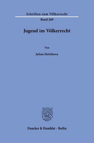 Produktbild: Jugend im V&ouml;lkerrecht