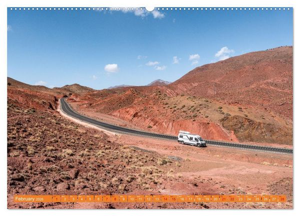 Produktbild: Van Life Road Trip Morocco (Wall Calendar 2026 DIN A2 landscape), CALVENDO 12 Month Wall Calendar