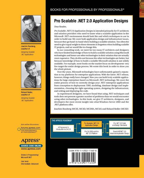 Produktbild: Pro Scalable .NET 2.0 Application Designs