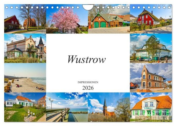 Produktbild: Wustrow Impressionen (Wandkalender 2026 DIN A4 quer), CALVENDO Monatskalender