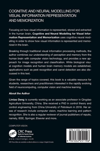 Produktbild: Cognitive and Neural Modelling for Visual Information Representation and Memorization