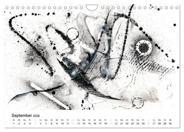 Produktbild: Abstrakte Aquarelle (Wandkalender 2026 DIN A4 quer), CALVENDO Monatskalender